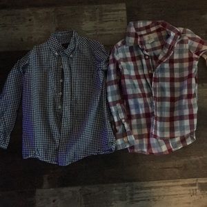 Two Land’s End dress shirts.